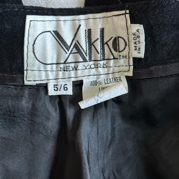 Vintage VAKKO Suede/Leather Pants - Picture 5 of 5